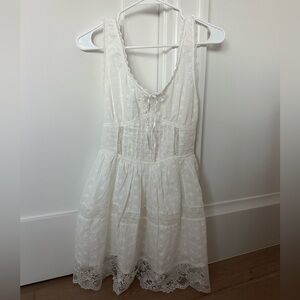 aeropostale white lace dress